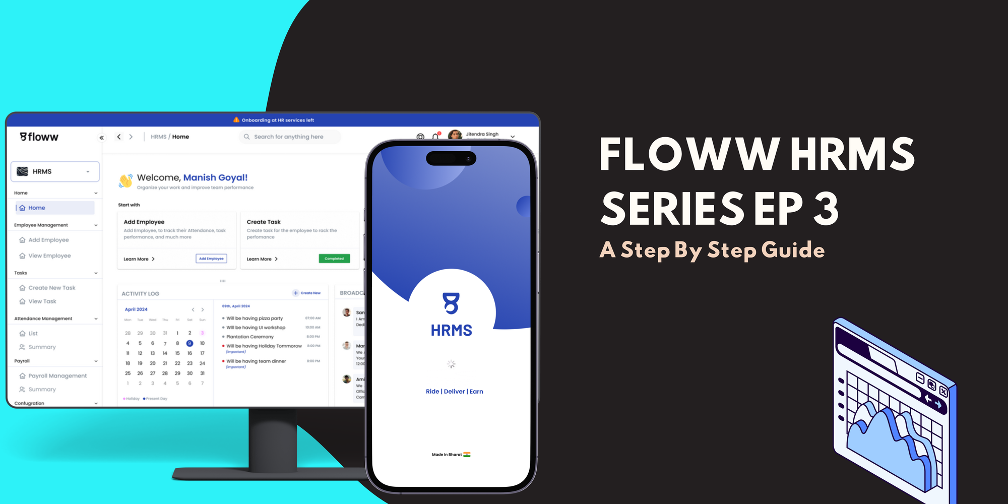 Floww HRMS Series Ep 3: Creating Tasks in Floww HRMS Portal