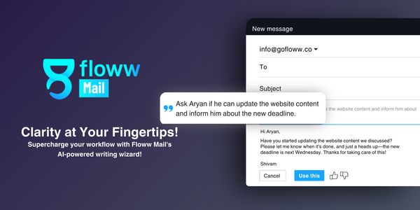 Say Hello to Hassle-Free Emails with Floww AI-Mail!